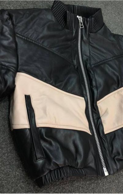 bomber couro